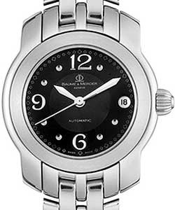 Capeland 28mm in Steel on Steel Bracelet with Black Dial