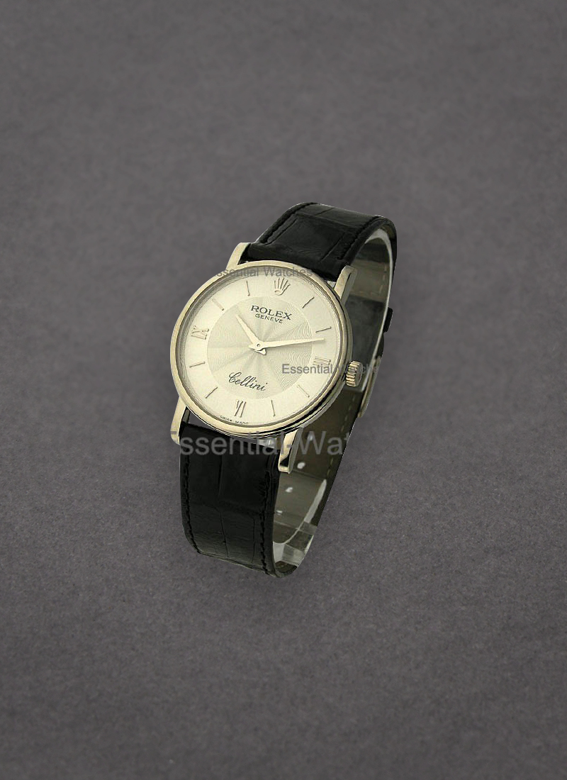 Rolex Unworn Cellini Cestello in White Gold