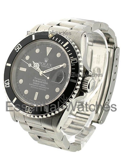 Pre-Owned Rolex Submariner in Steel with Black Bezel