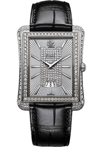 Piaget Black Tie Large Size in White Gold with Diamond Bezel