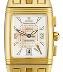 Gran' Sport Reverso Chronograph in Yellow Gold on Yellow Gold Bracelet with Silver Dial