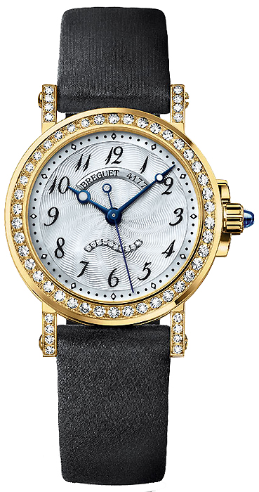 Breguet Marine 30mm Automatic in Yellow Gold with Diamond Bezel
