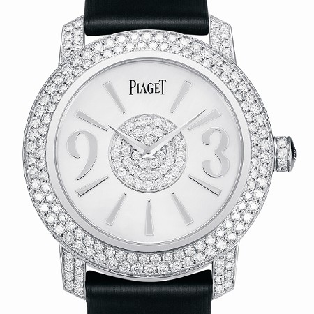 Piaget Limelight Large Round in White Gold with Diamond Bezel
