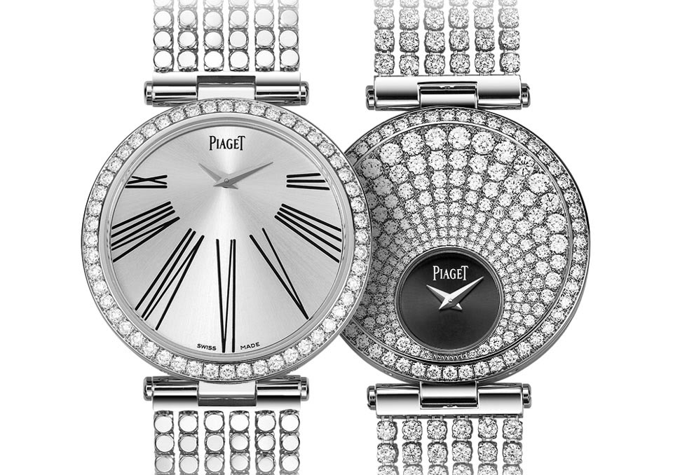 Piaget Limelight Twice Lagre Size in White Gold with Diamond Bezel