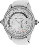 WW.TC Ladies Automatic in White Gold with Diamond Bezel on Strap with MOP Diamond Dial