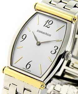 Carnegie 2-Tone in Steel and Yellow Gold on Stainless Steel Bracelet with White Dial