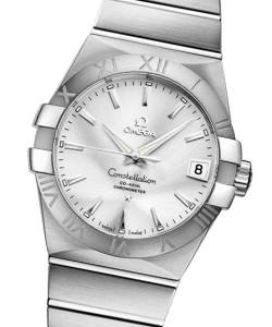 Constellation Co - Axial 38mm in Steel on Steel Bracelet with Silver Dial