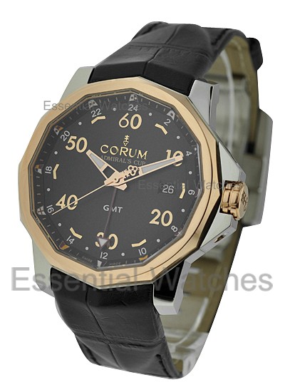 Corum Admiral's Cup 44mm in in Steel with Rose Gold Bezel