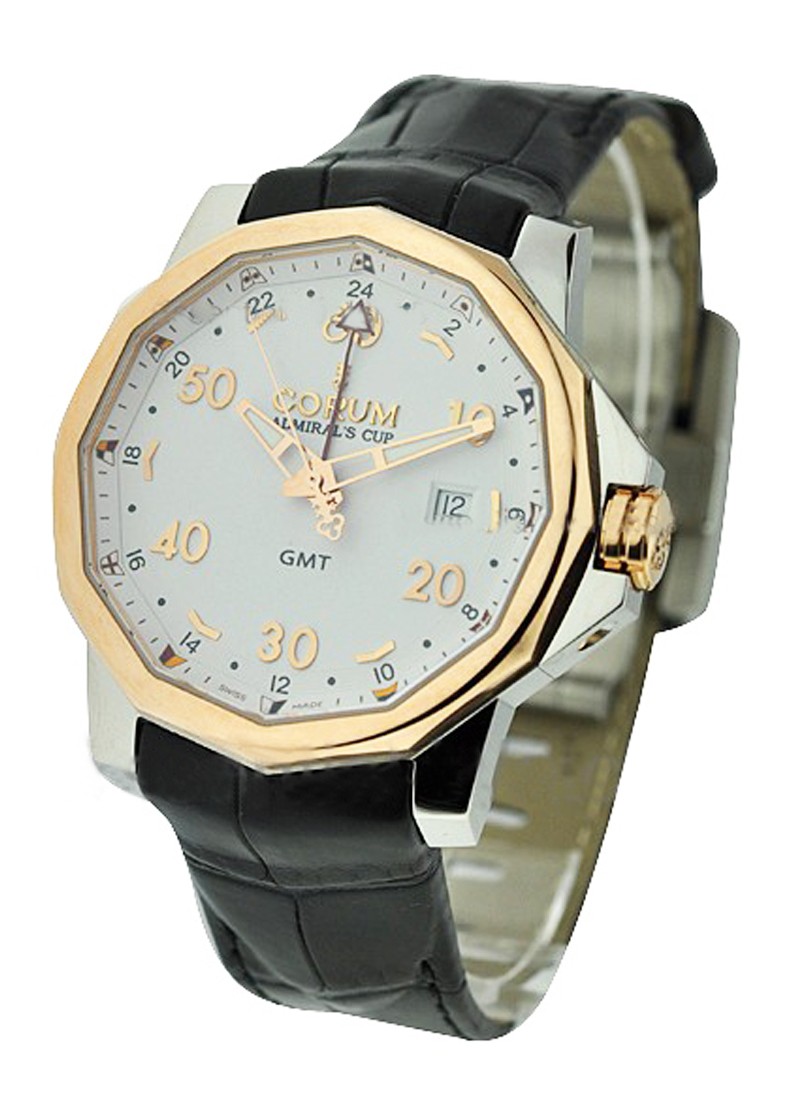 Corum Admiral's Cup 44mm GMT Men's in Rose Gold