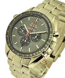 Speedmaster Co-Axial Chronometer Rattrapante 44.25mm Automatic in Steel on Steel Bracelet with Black Dial
