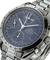 Speedmaster Triple Calendar Chrono Steel on Bracelet with Blue Dial