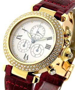Pasha 35mm Chronograph Yellow Gold with Diamond Case