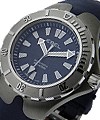 Sportwave Aquatica 300 Steel on Rubber Strap with Blue Dial
