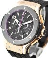 Big Bang Evolution 44mm Automatic in Rose Gold on Black Rubber Strap with Carbon Fiber Dial