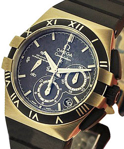 Constellation Double Eagle Titanium on Rubber Strap with Black Dial
