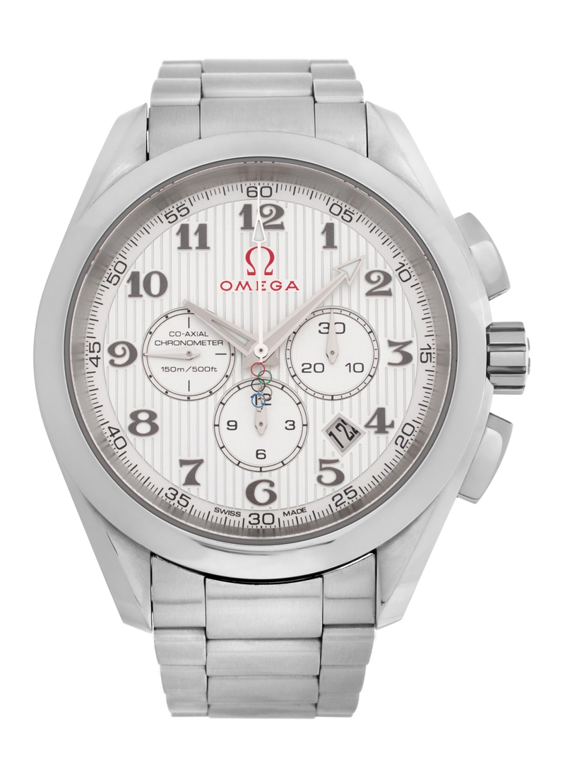 Omega Aqua Terra Chronograph Olympic Collection in Steel