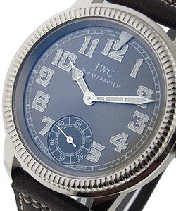 IWC Vintage Pilot Hand Wind White Gold on Strap with Anthracite Dial