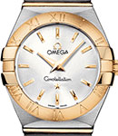 Constellation Ladies Mini in Steel with Yellow Gold Bezel on Steel and Yellow Gold on Bracelet with Silver Dial