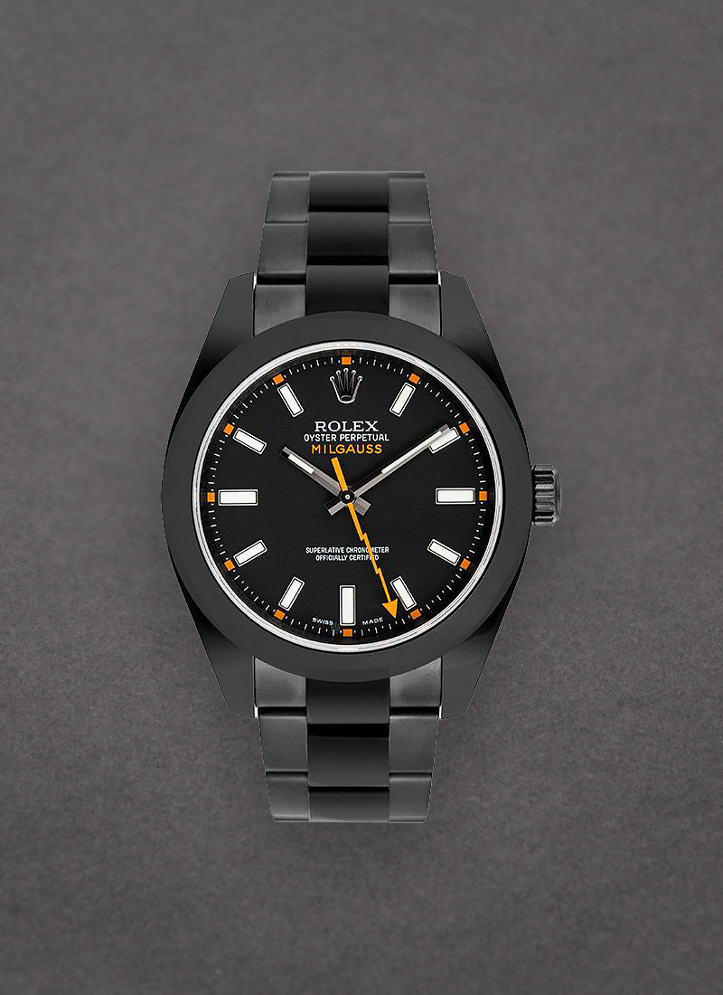 Pre-Owned Rolex Milgauss - 40mm - Black PVD Steel