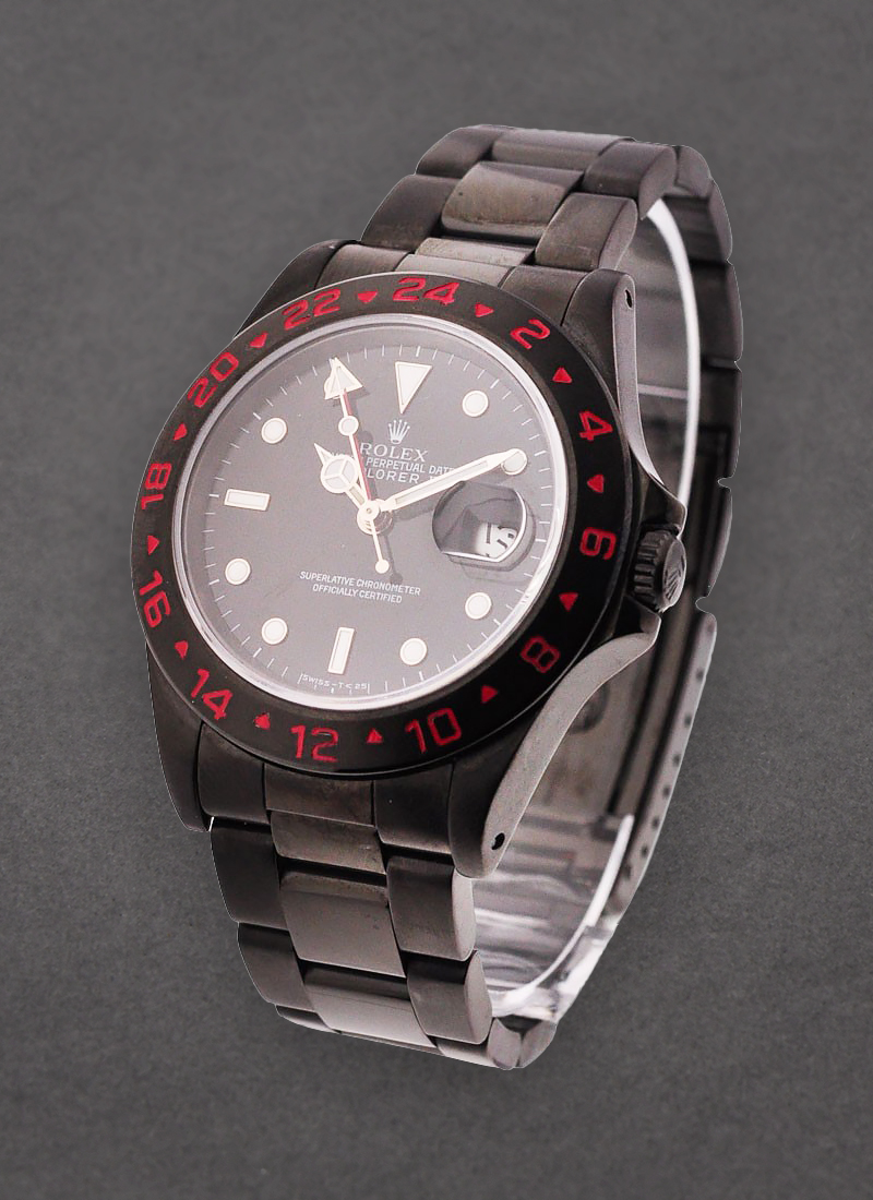 Pre-Owned Rolex Explorer II - Black PVD Steel - 40mm