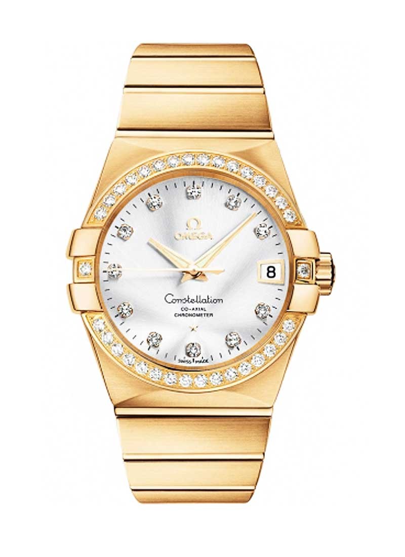 Omega Constellation in Yellow Gold with Diamond Bezel