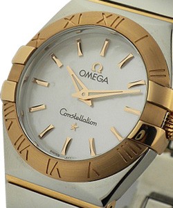 Constellation 95 Lady's in 2-Tone Steel and Rose Gold on Bracelet with White MOP Dial