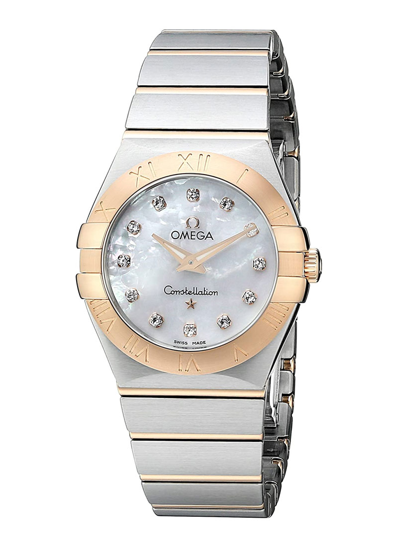 Omega Constellation 95 in Steel and Gold Bezel
