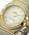 Constellation 95 Lady''''s in 2-Tone w/ Diamond Bezel Steel and RG on Bracelet with White MOP Diamond Dial