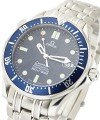 Seamaster Pro Large Size in Steel on Bracelet with Blue Dial