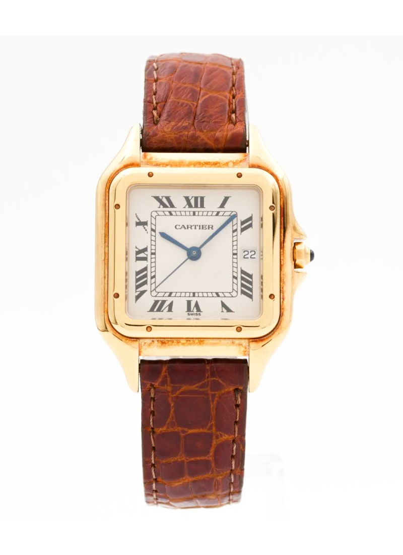 Cartier Panther 27mm Date  in Yellow Gold 