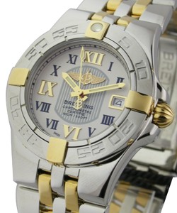 Galactic 30 - Quartz 2-Tone 2 Tone on Bracelet with Silver Dial 
