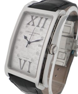 Prominente Convertible Steel on Strap with Silver Dial