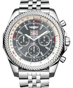 Bentley Collection 6.75 48mm Automatic in Steel on Stainless Steel Bracelet with Grey Dial