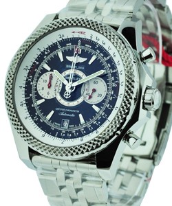 Bentley Collection Supersports in Stainless Steel Steel on Bracelet with Black Dial
