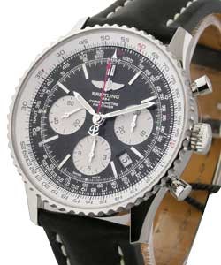 Navitimer 01 Limited Edition to 2000 pcs - Automatic Steel on Strap with Black Dial Tang Buckle