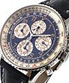 Navitimer 1461 Perpetual Limited Edition of 1000pcs Steel on Strap with Blue Dial - Circa early 1998