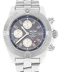 Avenger Chronograph in Steel Steel on Bracelet with Grey Dial