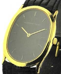 1980''s - Oval Mechanical Men''s Yellow Gold on Strap