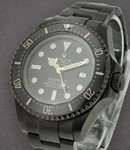 Deep Sea - Black PVD Steel - 40mm  on Oyster Bracelet - Black Dial