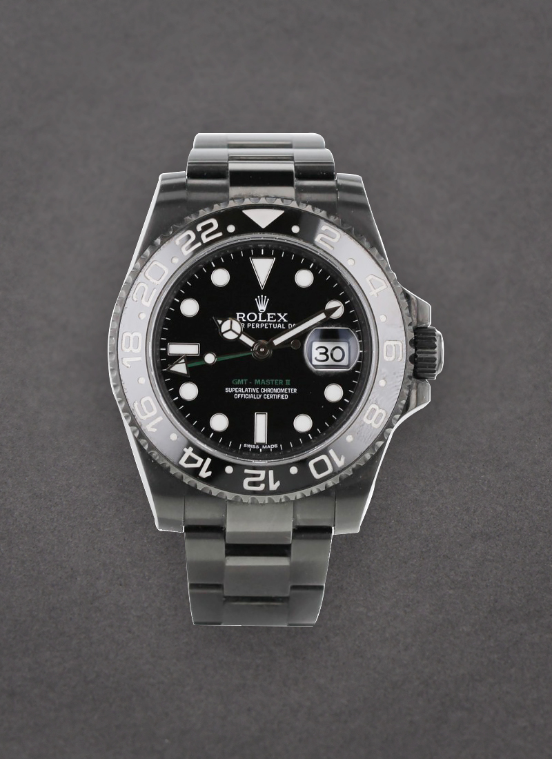 Pre-Owned Rolex GMT Master - 40mm - Black PVD Steel - Ceramic Bezel