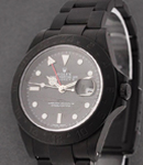 Explorer II - Black PVD Steel - 40mm on Oyster Bracelet - Black Dial