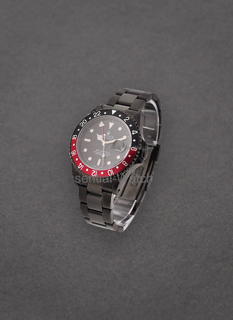 Pre-Owned Rolex GMT Master II - 40mm - Black PVD Steel - Coke Bezel