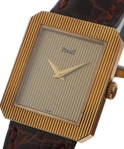 Protocole Lady's Quartz in Yellow Gold Yellow Gold on Strap with Champagne Dial