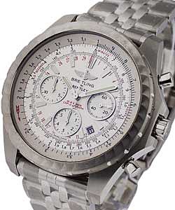 Bentley Motors T Chronograph in Steel on Bracelet with Silver Dial