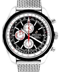 Navitimer Chrono-matic  1461 Men's Automatic in Steel Steel on Bracelet with Black Dial