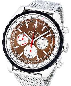 Navitimer Chrono-matic in Steel on Bracelet with Bronze Dial