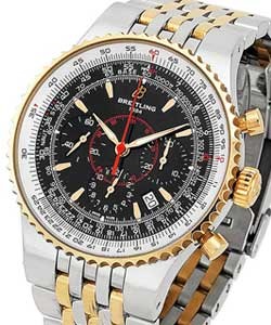 Navitimer Montbrillant Legende in 2-Tone 2-Tone on Bracelet with Black Dial