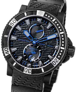 Monaco 2010 Marine Diver - Limited Edition of 100 pcs Rubber Coated Steel on Rubber with Black Dial