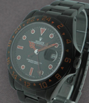 Explorer II - Black PVD Steel - 40mm on Oyster Bracelet - Black Dial