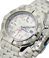 Windrider Chrono-Galactic  in Steel on Bracelet with White Mother of Pearl Dial